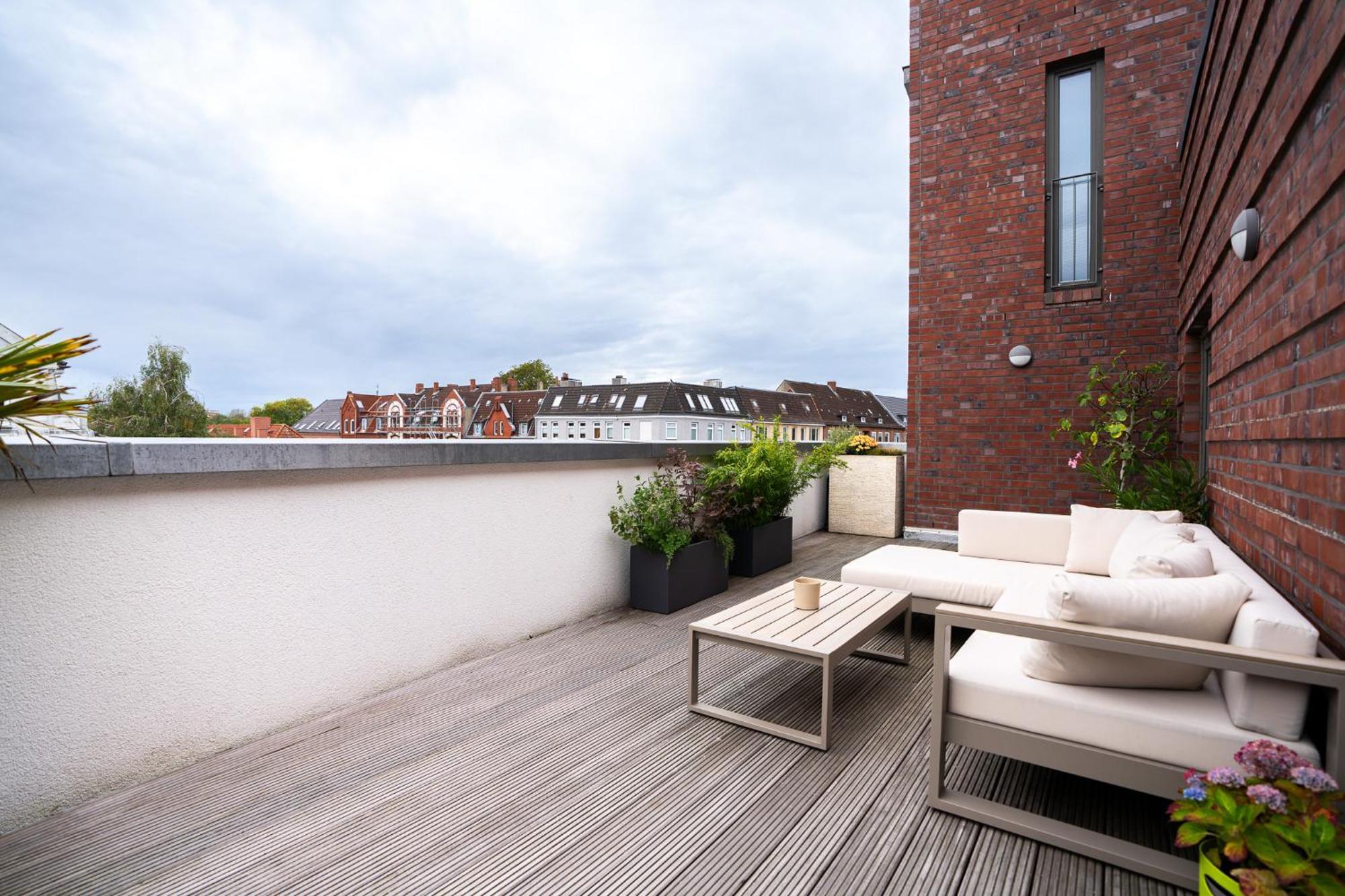 Ferienwohnung Foerdeterrasse Nahe Kiellinie エクステリア 写真